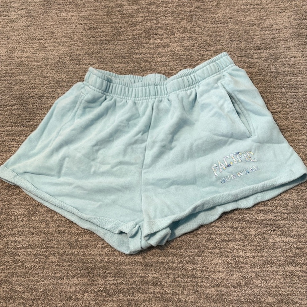 Light Blue pacsun sweat shorts.